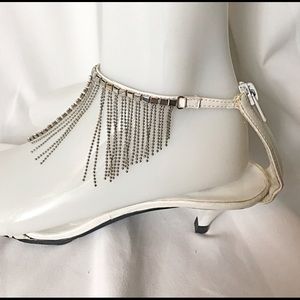 B.W.S. - White Strappy Sandals